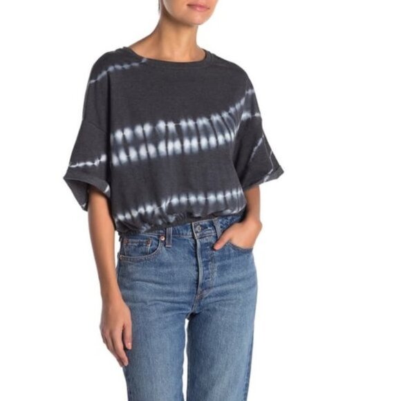 Abound Tie-Dye Crop T-Shirt - Picture 1 of 5